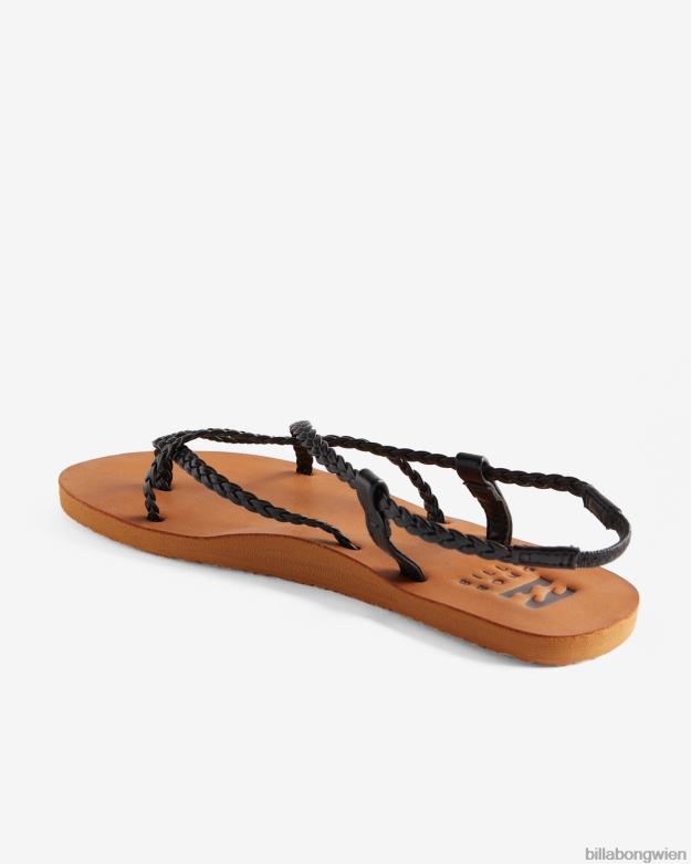 Billabong Clothing 00V682489 | Billabong Kreuzung mit geflochtenen Sandalen aus schwarz Frauen
