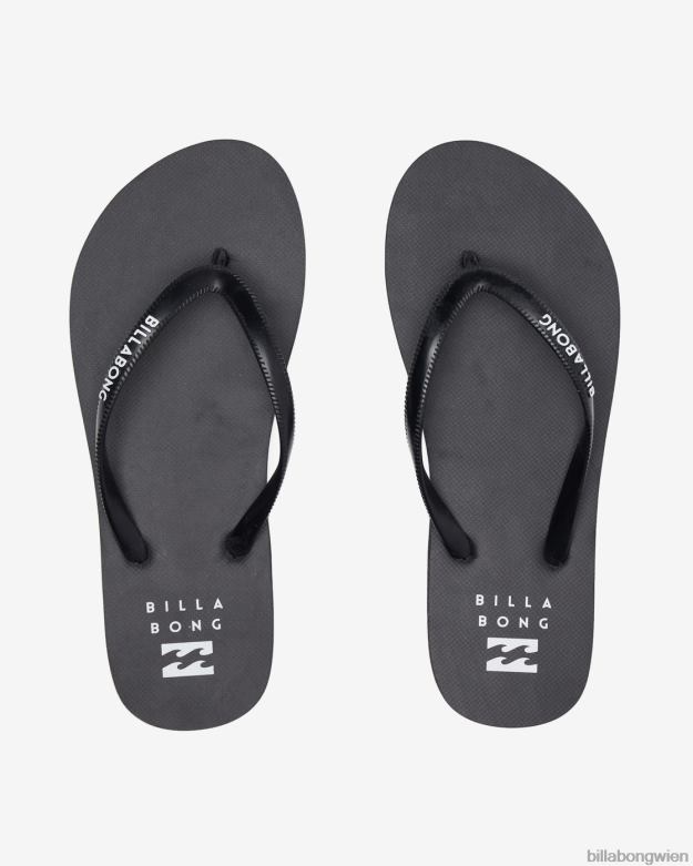 Billabong Clothing 00V682490 | Billabong Dama-Flip-Flop-Sandalen aus Gummi schwarz weiß Frauen