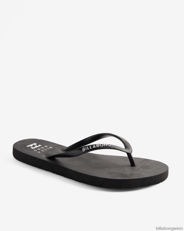 Billabong Clothing 00V682490 | Billabong Dama-Flip-Flop-Sandalen aus Gummi schwarz weiß Frauen