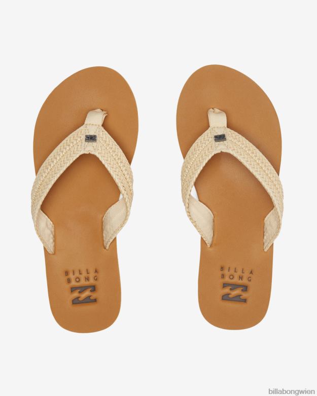 Billabong Clothing 00V682493 | Billabong Kai geflochtene Sandalen weiße Kappe Frauen