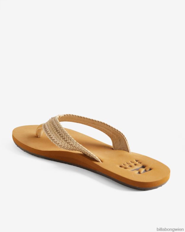 Billabong Clothing 00V682493 | Billabong Kai geflochtene Sandalen weiße Kappe Frauen