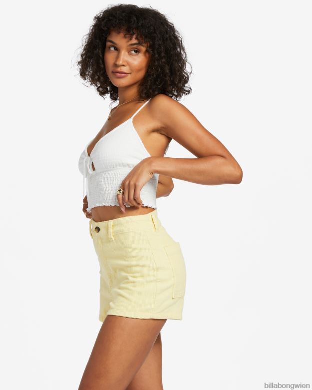 Billabong Clothing 00V681760 | Billabong Freifall-Cordshorts Sonnenstrahl Frauen