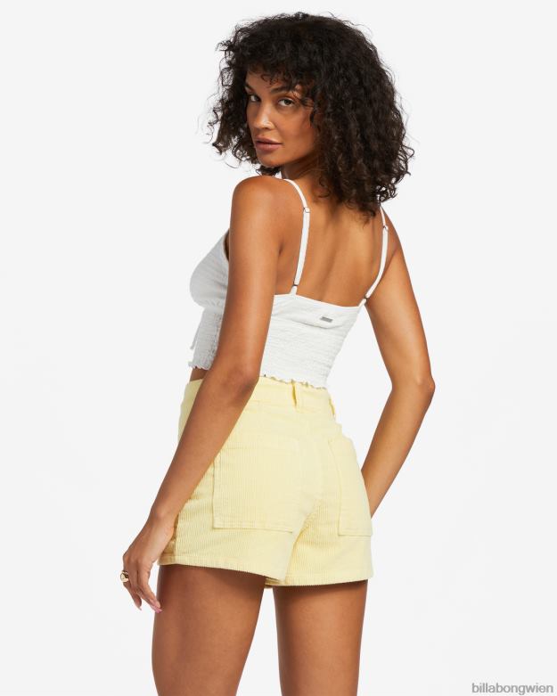 Billabong Clothing 00V681760 | Billabong Freifall-Cordshorts Sonnenstrahl Frauen
