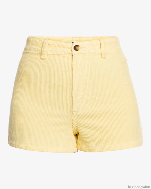 Billabong Clothing 00V681760 | Billabong Freifall-Cordshorts Sonnenstrahl Frauen