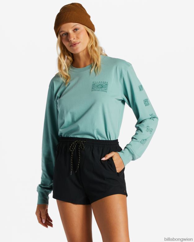 Billabong Clothing 00V681768 | Billabong A/Div entspannte Abenteuer-Shorts Schwarz Frauen