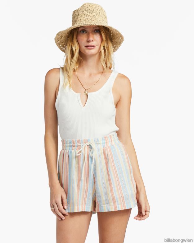 Billabong Clothing 00V681779 | Billabong Elastische Day-Tripper-Shorts Salzkristall Frauen