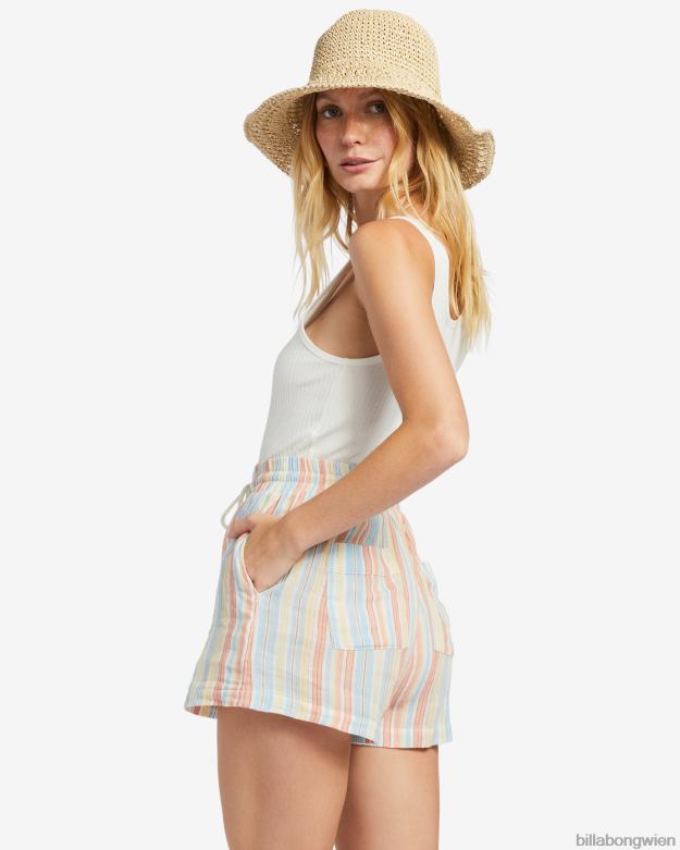 Billabong Clothing 00V681779 | Billabong Elastische Day-Tripper-Shorts Salzkristall Frauen