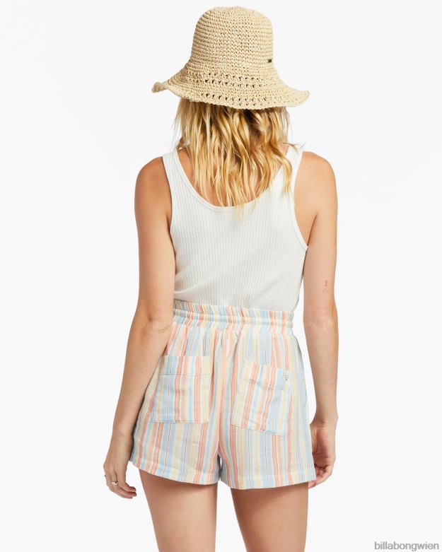 Billabong Clothing 00V681779 | Billabong Elastische Day-Tripper-Shorts Salzkristall Frauen