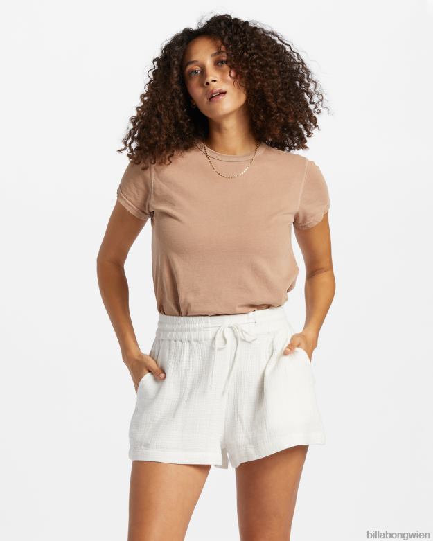 Billabong Clothing 00V681787 | Billabong Day Tripper-Shorts mit elastischem Bund Salzkristall Frauen