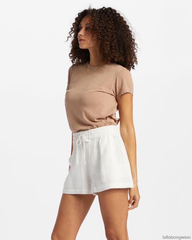 Billabong Clothing 00V681787 | Billabong Day Tripper-Shorts mit elastischem Bund Salzkristall Frauen