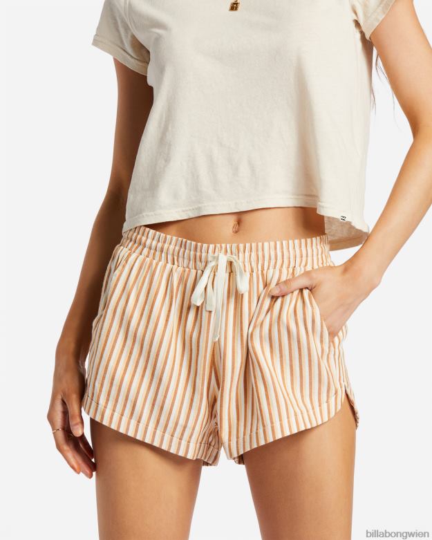 Billabong Clothing 00V681816 | Billabong Roadtrippin-Shorts mit elastischem Bund so braun Frauen