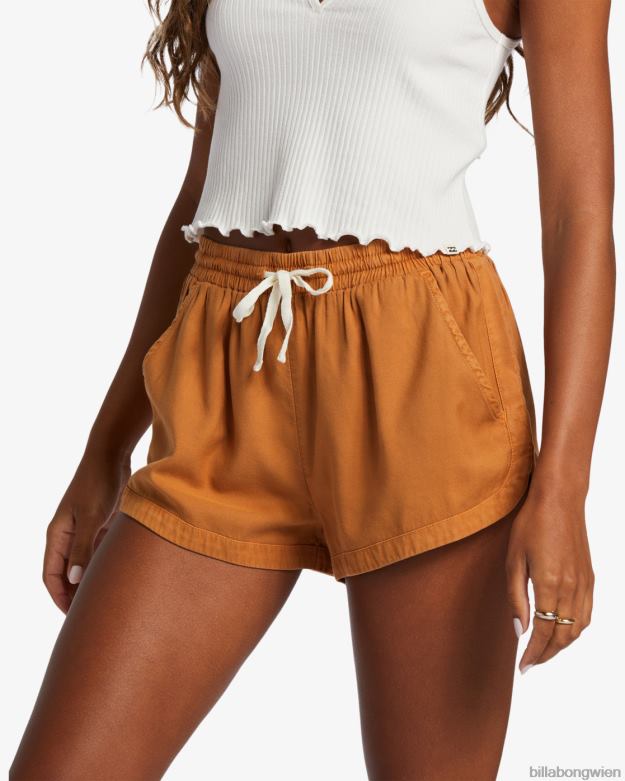 Billabong Clothing 00V681833 | Billabong Roadtrippin-Shorts mit elastischem Bund Sommergewürz Frauen