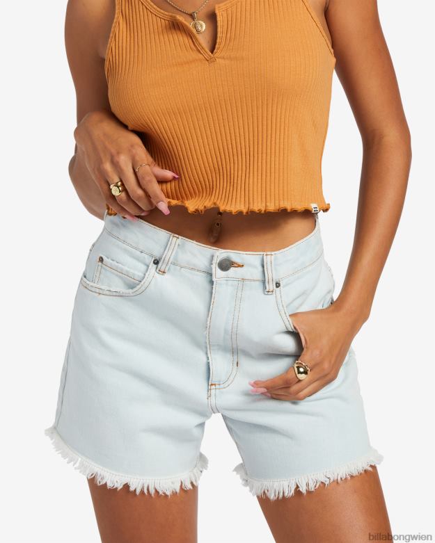 Billabong Clothing 00V681859 | Billabong Wie wäre es mit diesen Jeansshorts hellblau Frauen