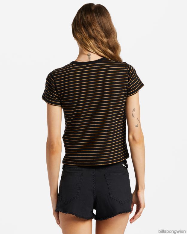 Billabong Clothing 00V681877 | Billabong Jeansshorts mit Knöpfen Schwarz Frauen