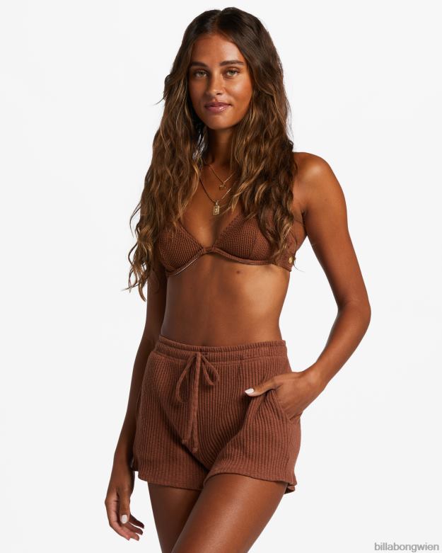 Billabong Clothing 00V681879 | Billabong Mach weiter so, elastische Shorts geröstete Kokosnuss Frauen
