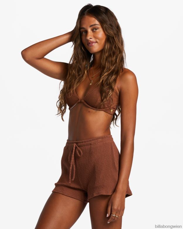 Billabong Clothing 00V681879 | Billabong Mach weiter so, elastische Shorts geröstete Kokosnuss Frauen