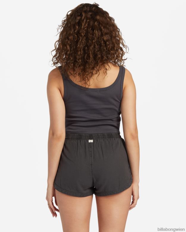 Billabong Clothing 00V681923 | Billabong Roadtrippin-Shorts mit elastischem Bund aus schwarz Frauen