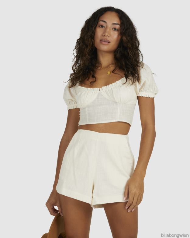 Billabong Clothing 00V681975 | Billabong Monique elastische Shorts Salzkristall Frauen