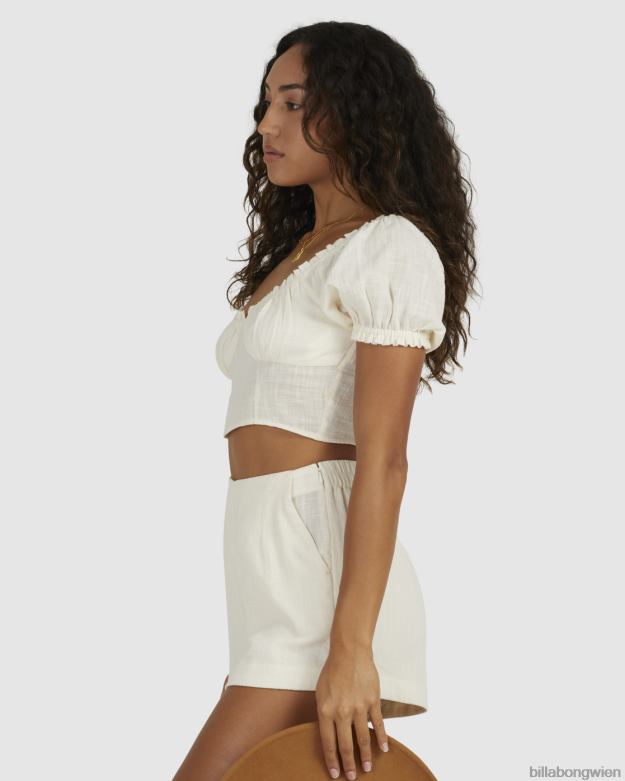 Billabong Clothing 00V681975 | Billabong Monique elastische Shorts Salzkristall Frauen