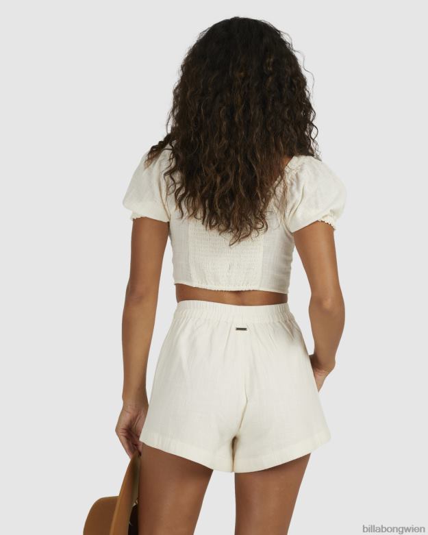 Billabong Clothing 00V681975 | Billabong Monique elastische Shorts Salzkristall Frauen