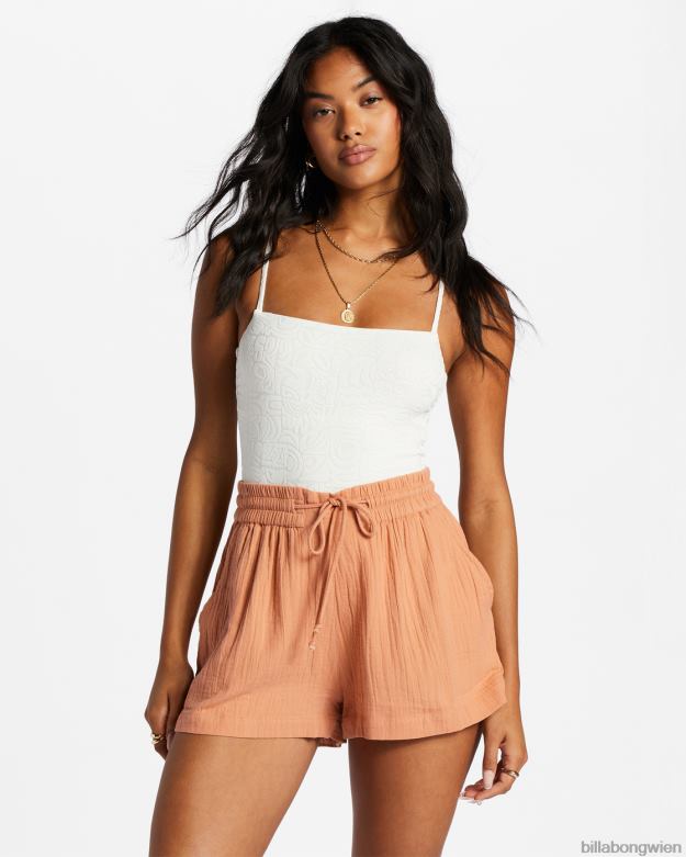Billabong Clothing 00V682058 | Billabong Day Tripper-Shorts mit elastischem Bund Rosendämmerung Frauen
