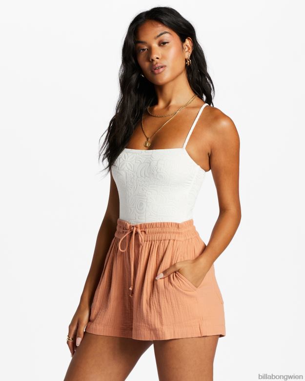 Billabong Clothing 00V682058 | Billabong Day Tripper-Shorts mit elastischem Bund Rosendämmerung Frauen
