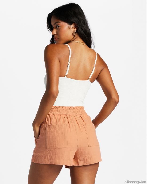Billabong Clothing 00V682058 | Billabong Day Tripper-Shorts mit elastischem Bund Rosendämmerung Frauen
