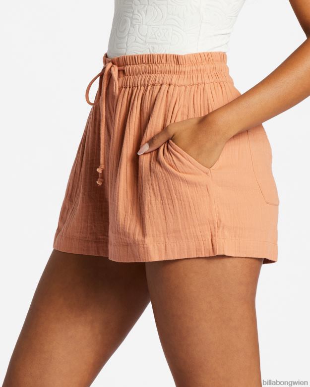 Billabong Clothing 00V682058 | Billabong Day Tripper-Shorts mit elastischem Bund Rosendämmerung Frauen