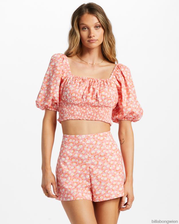 Billabong Clothing 00V682069 | Billabong Nur Sie Shorts mit elastischem Bund Flamingo Frauen
