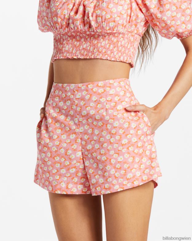 Billabong Clothing 00V682069 | Billabong Nur Sie Shorts mit elastischem Bund Flamingo Frauen