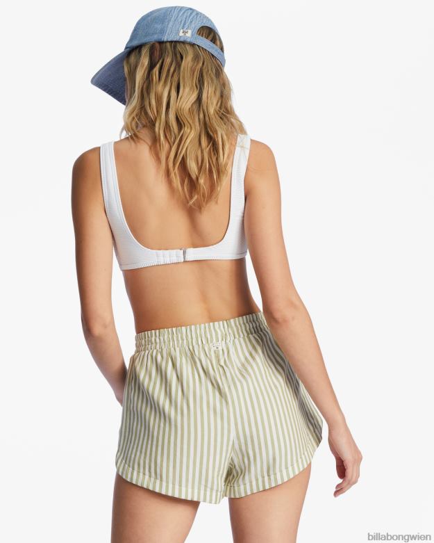 Billabong Clothing 00V682111 | Billabong Roadtrippin-Shorts mit elastischem Bund Avocado Frauen