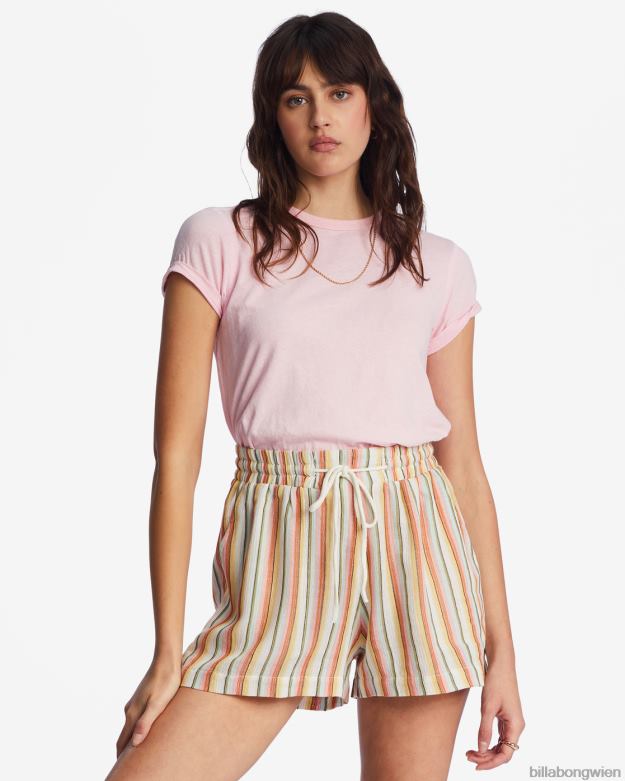 Billabong Clothing 00V682152 | Billabong Elastische Day-Tripper-Shorts Salzkristall Frauen