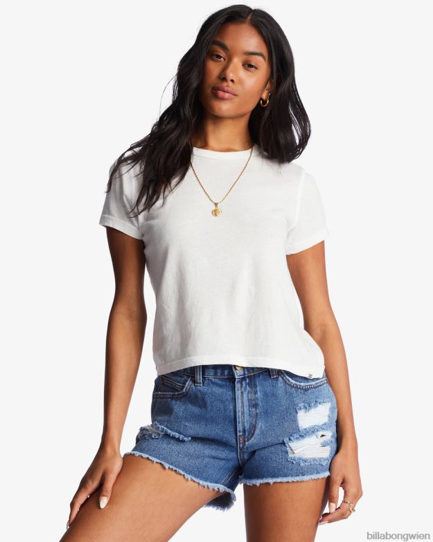 Billabong Clothing 00V682165 | Billabong Lassen Sie ausgefranste Jeansshorts hinter sich dunkler Denim Frauen