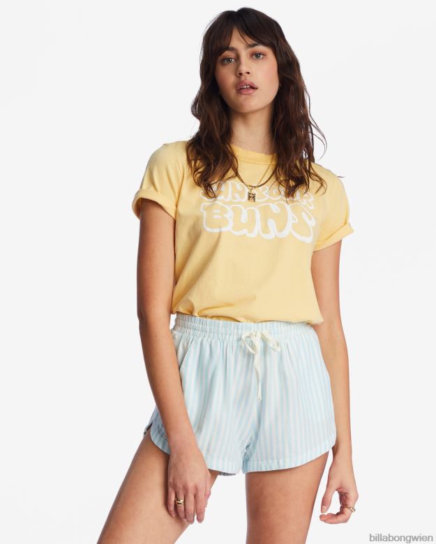 Billabong Clothing 00V682167 | Billabong Roadtrippin-Shorts mit elastischem Bund erleuchteter Himmel Frauen