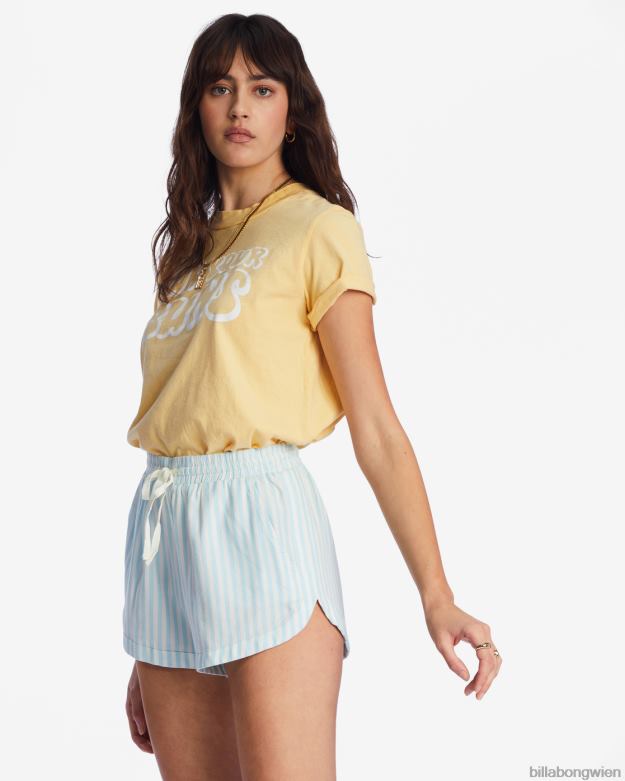 Billabong Clothing 00V682167 | Billabong Roadtrippin-Shorts mit elastischem Bund erleuchteter Himmel Frauen