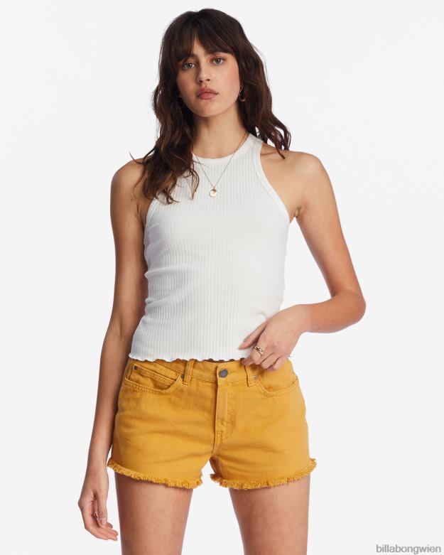 Billabong Clothing 00V682189 | Billabong Ausgefranste Shorts wegtreiben Goldie Frauen