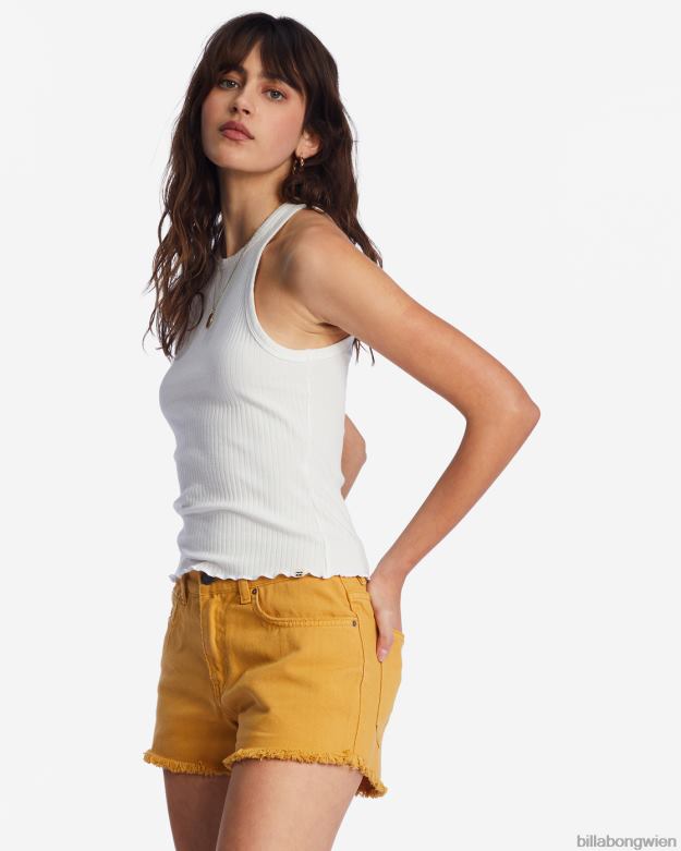 Billabong Clothing 00V682189 | Billabong Ausgefranste Shorts wegtreiben Goldie Frauen
