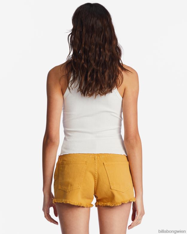 Billabong Clothing 00V682189 | Billabong Ausgefranste Shorts wegtreiben Goldie Frauen