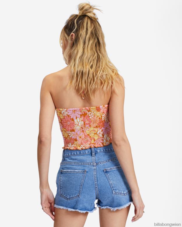 Billabong Clothing 00V682249 | Billabong Lassen Sie ausgefranste Jeansshorts hinter sich Costablau Frauen