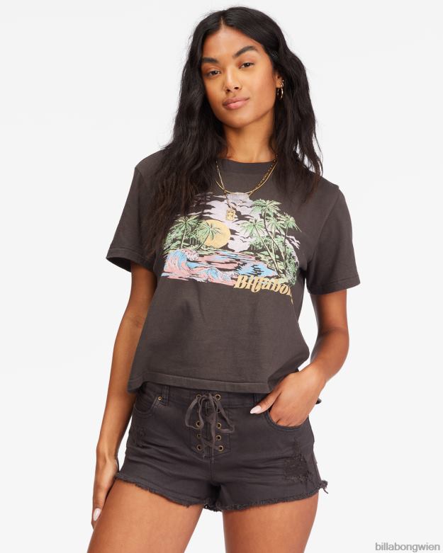 Billabong Clothing 00V682262 | Billabong Leichtherzige Jeansshorts aus schwarz Frauen
