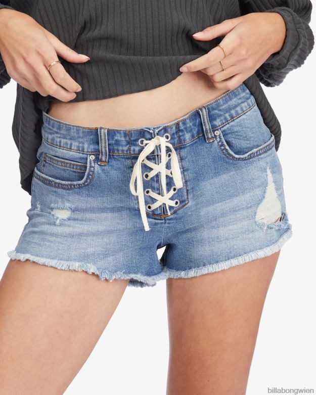 Billabong Clothing 00V682264 | Billabong Leichtherzige Jeansshorts Strandblau Frauen