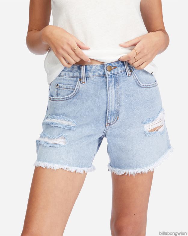 Billabong Clothing 00V682267 | Billabong Wie wäre es mit diesen Jeansshorts Indigospülung Frauen