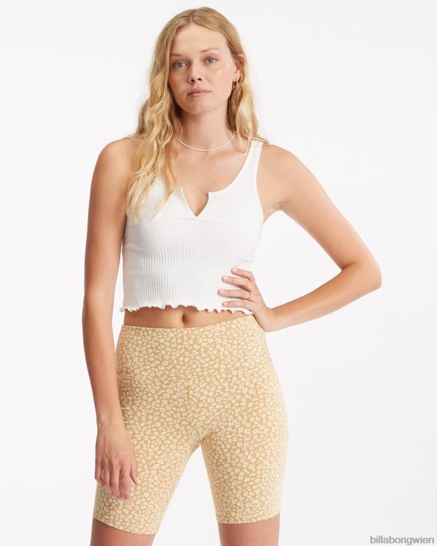 Billabong Clothing 00V682316 | Billabong Biker-Babe-Shorts helles Sonnenuntergangsgold Frauen