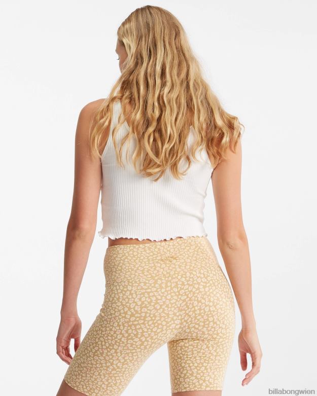 Billabong Clothing 00V682316 | Billabong Biker-Babe-Shorts helles Sonnenuntergangsgold Frauen