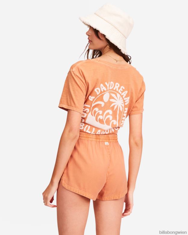 Billabong Clothing 00V682322 | Billabong Roadtrippin-Shorts mit elastischem Bund Toffee Frauen