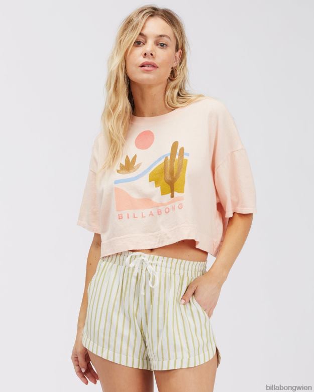 Billabong Clothing 00V682349 | Billabong Roadtrippin-Shorts mit elastischem Bund Salzkristall Frauen