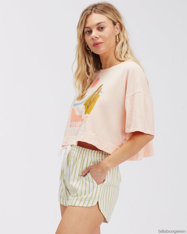 Billabong Clothing 00V682349 | Billabong Roadtrippin-Shorts mit elastischem Bund Salzkristall Frauen