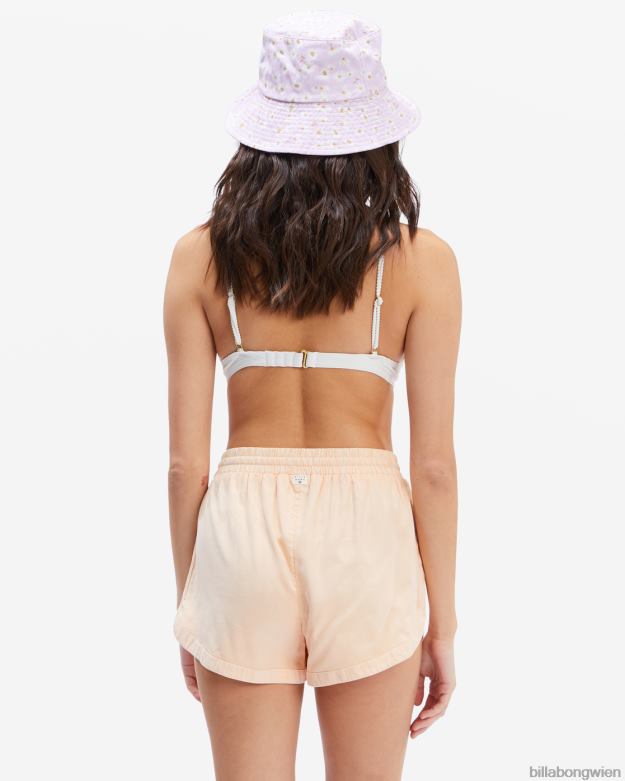 Billabong Clothing 00V682352 | Billabong Roadtrippin-Shorts mit elastischem Bund einfach pfirsichfarben Frauen