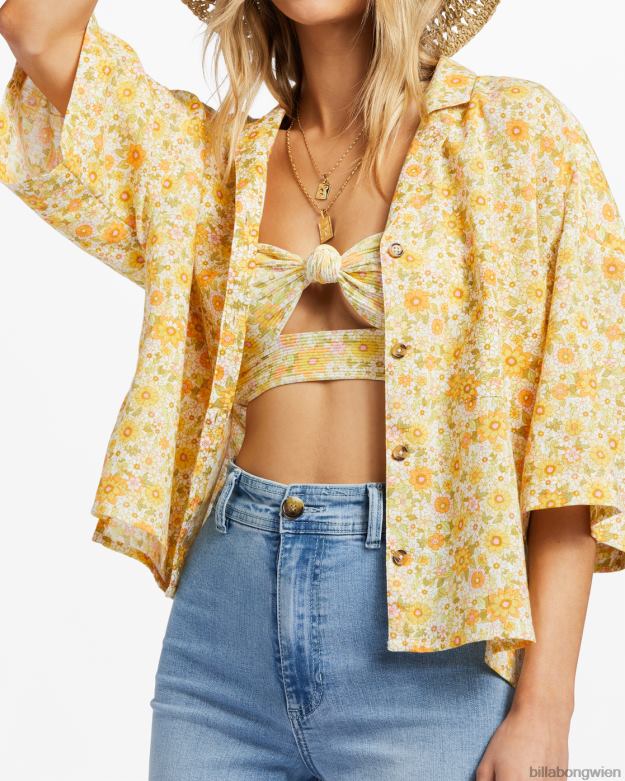 Billabong Clothing 00V681846 | Billabong Alles gut, Button-Down-Top multi Frauen