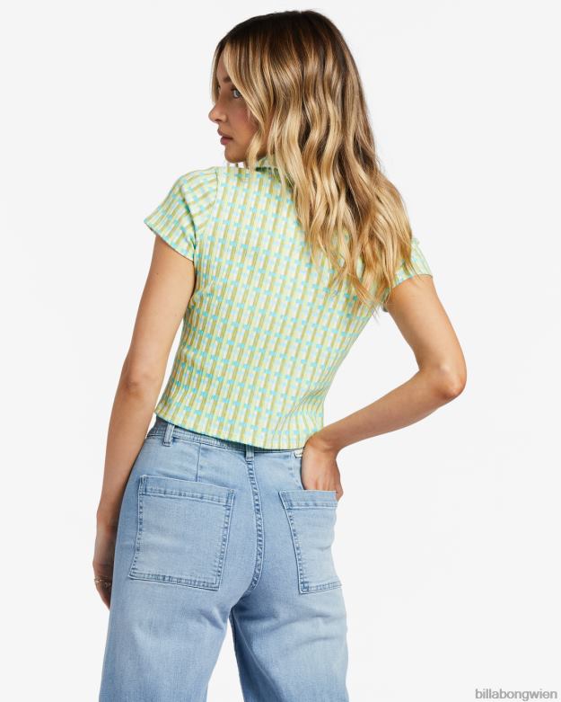 Billabong Clothing 00V681884 | Billabong Rippstrickoberteil „Forever Friends“. Meeresaugen Frauen